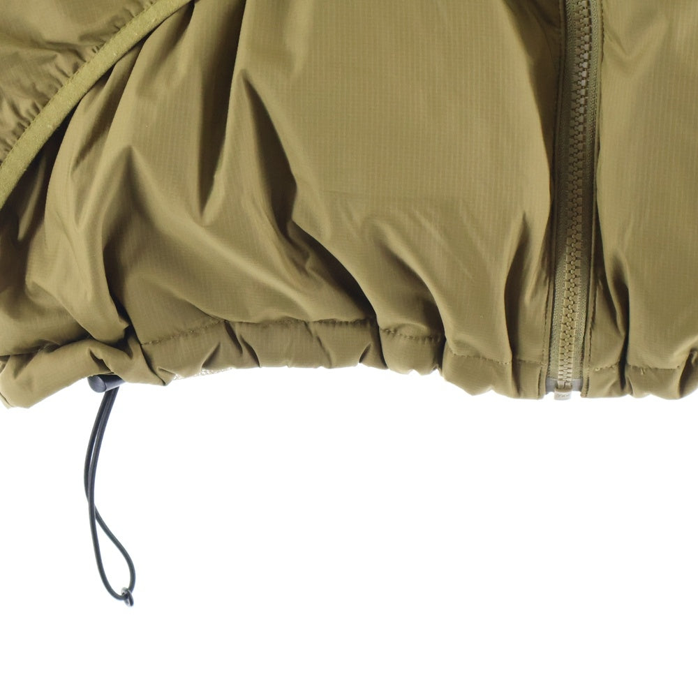 FTC(エフシーティー) 23AW PERTEX DOWN JACKET パーテックス ジップアップ ダウンジャケット カーキ FTC023AWJ02