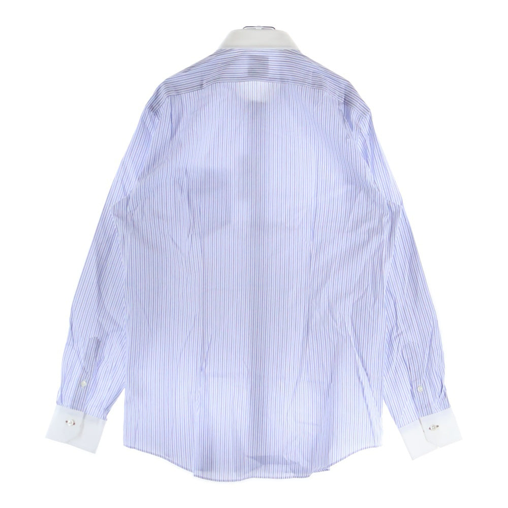 Paul Smith(ポールスミス) ストライプ 長袖 シャツ ブルー PF‐HQ‐66500