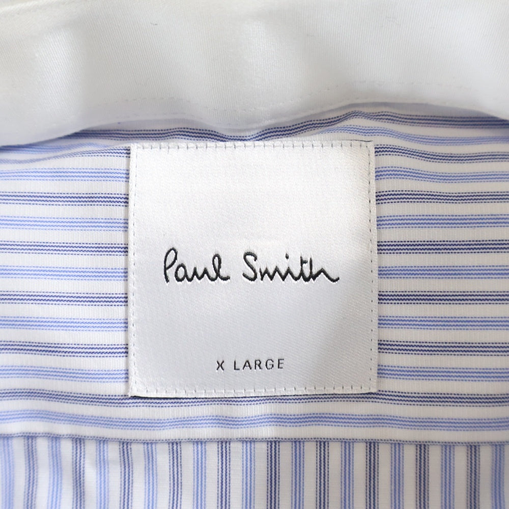 Paul Smith(ポールスミス) ストライプ 長袖 シャツ ブルー PF‐HQ‐66500