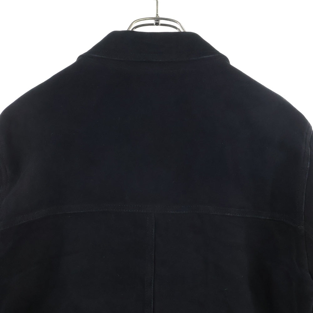 Rags McGREGOR(ラグスマックレガー) 4 BOTTONS LEATHER JACKET 211147102 スウェードレザージャケット ブラック