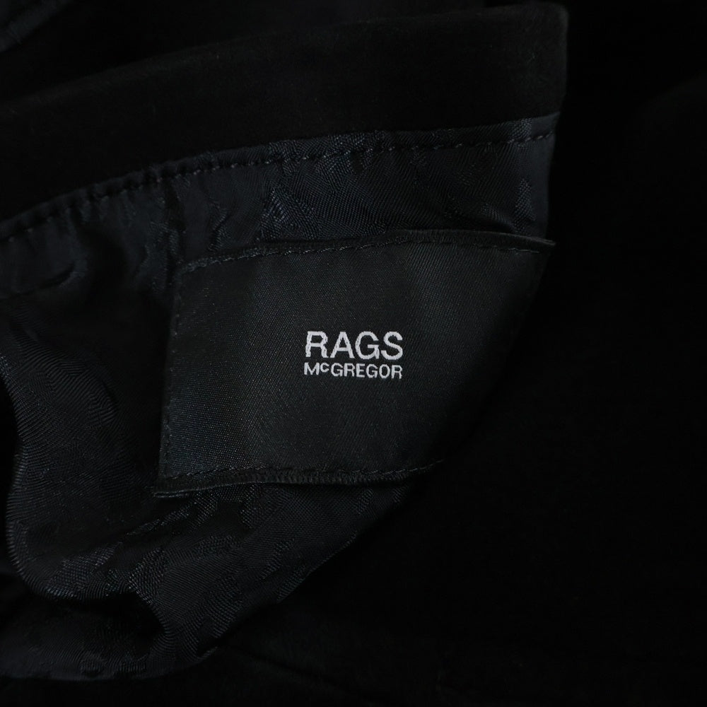 Rags McGREGOR(ラグスマックレガー) 4 BOTTONS LEATHER JACKET 211147102 スウェードレザージャケット ブラック