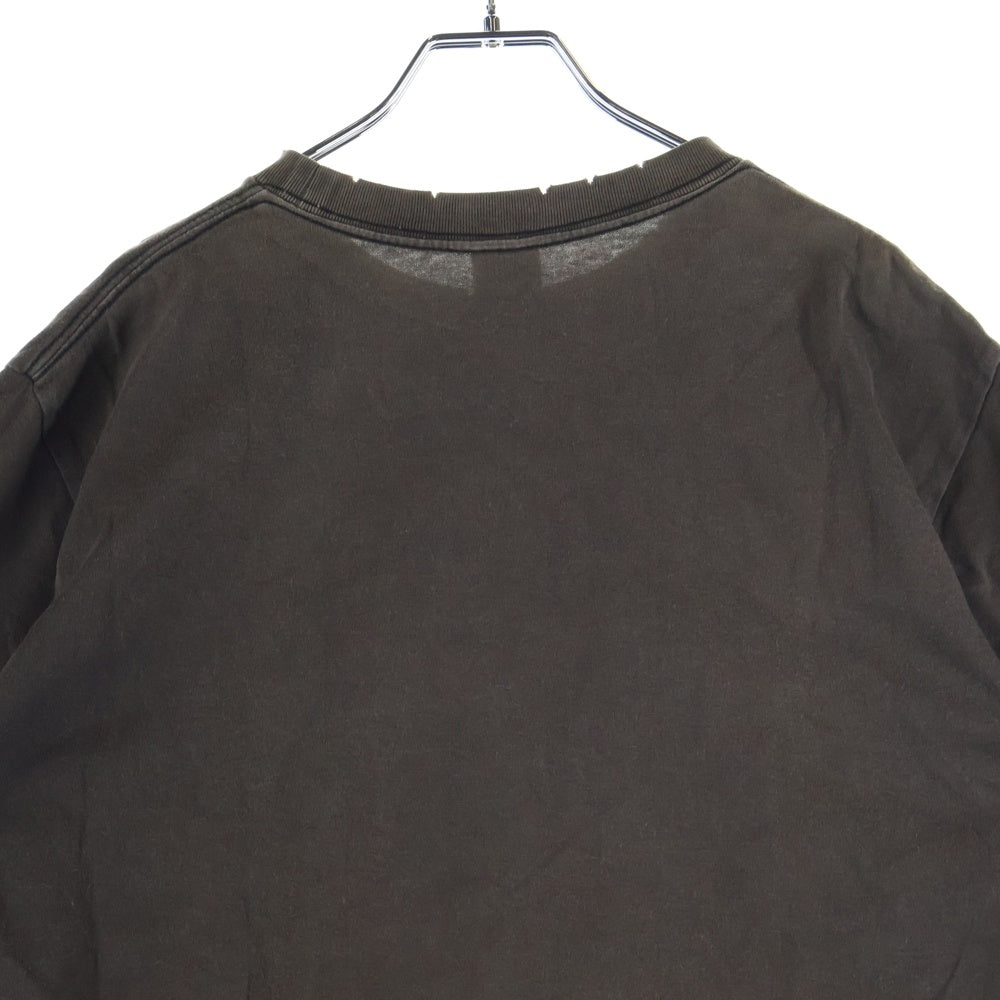 NUMBER (N)INE(ナンバーナイン) 04SS ARCHIVE DREAM BABY DREAM ドリーム期 ドリームベイビードリーム スカルプリント クルーネック 半袖Tシャツ カットソー ブラウン アーカイブ