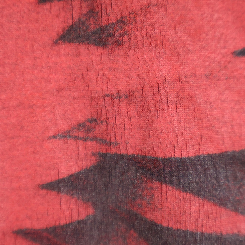 GIVENCHY(ジバンシィ) ウィングプリント クルーネック コットン 半袖Tシャツ カットソー ブラック/レッド 11S 7260 651