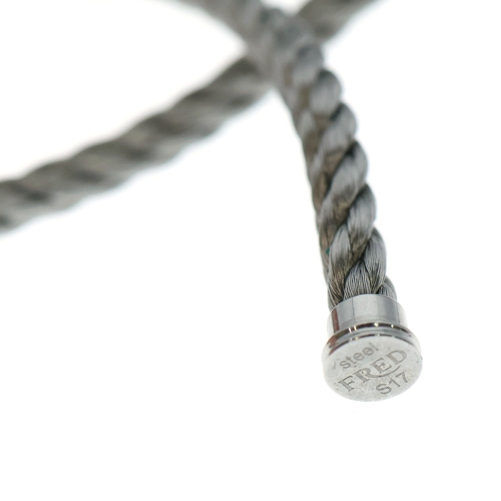 FRED(フレッド) ブレスレット 2ロウ 2連 ロングケーブル17 ステンレス ゴールドメッキ加工