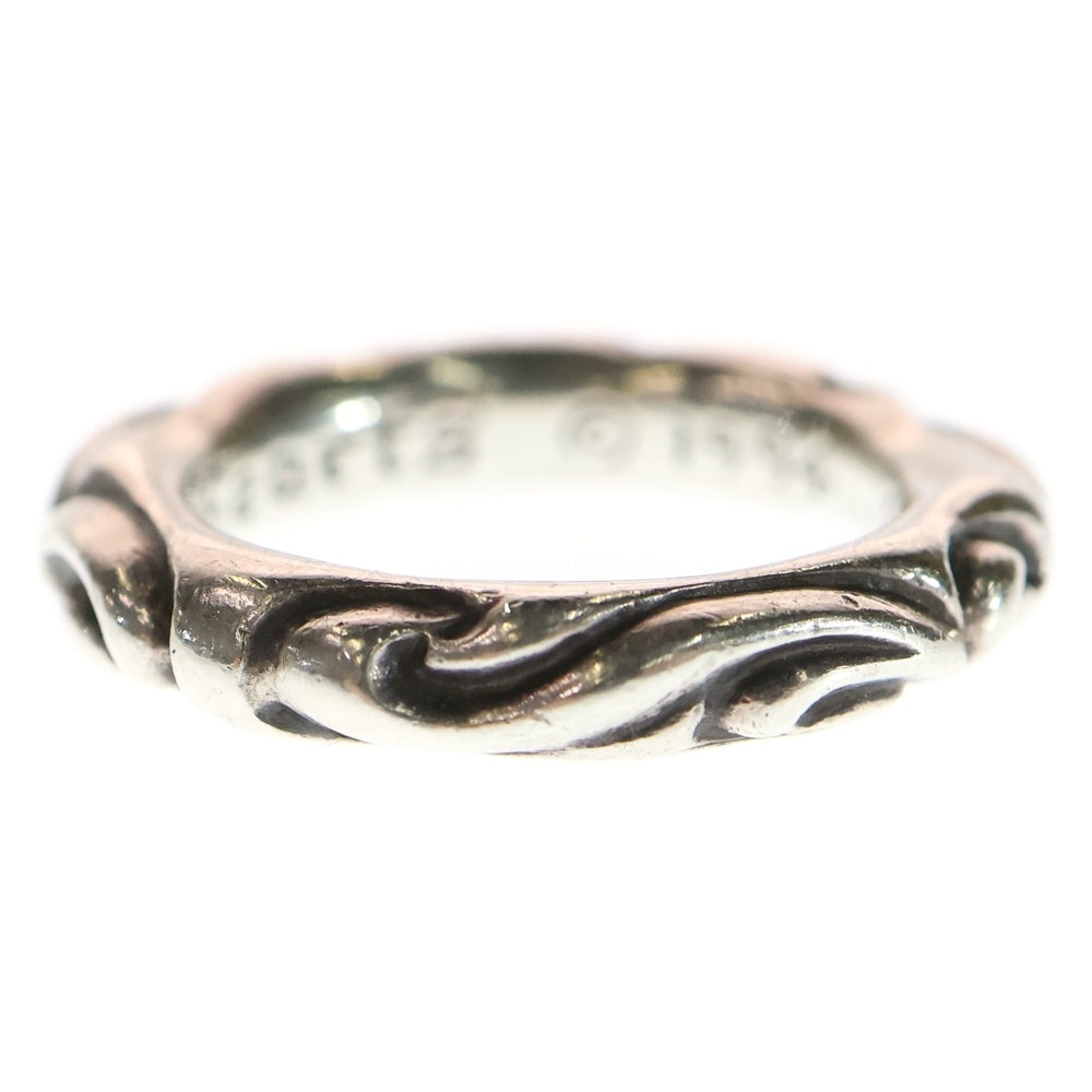 CHROME HEARTS(クロムハーツ) SCRL BAND スクロールバンド リング シルバー BCA351