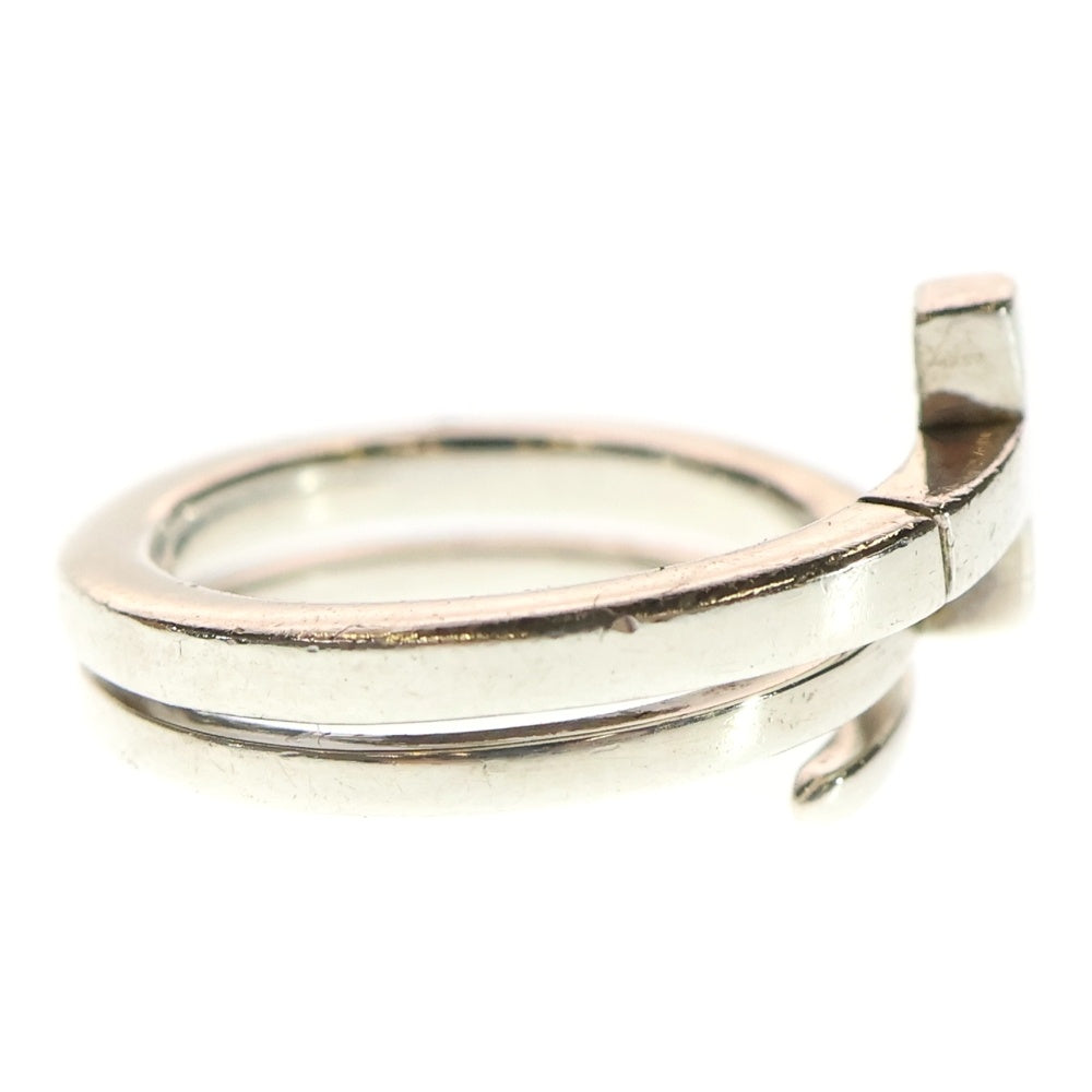 TIFFANY & Co.(ティファニー) Tスクエア ラップ リング シルバー