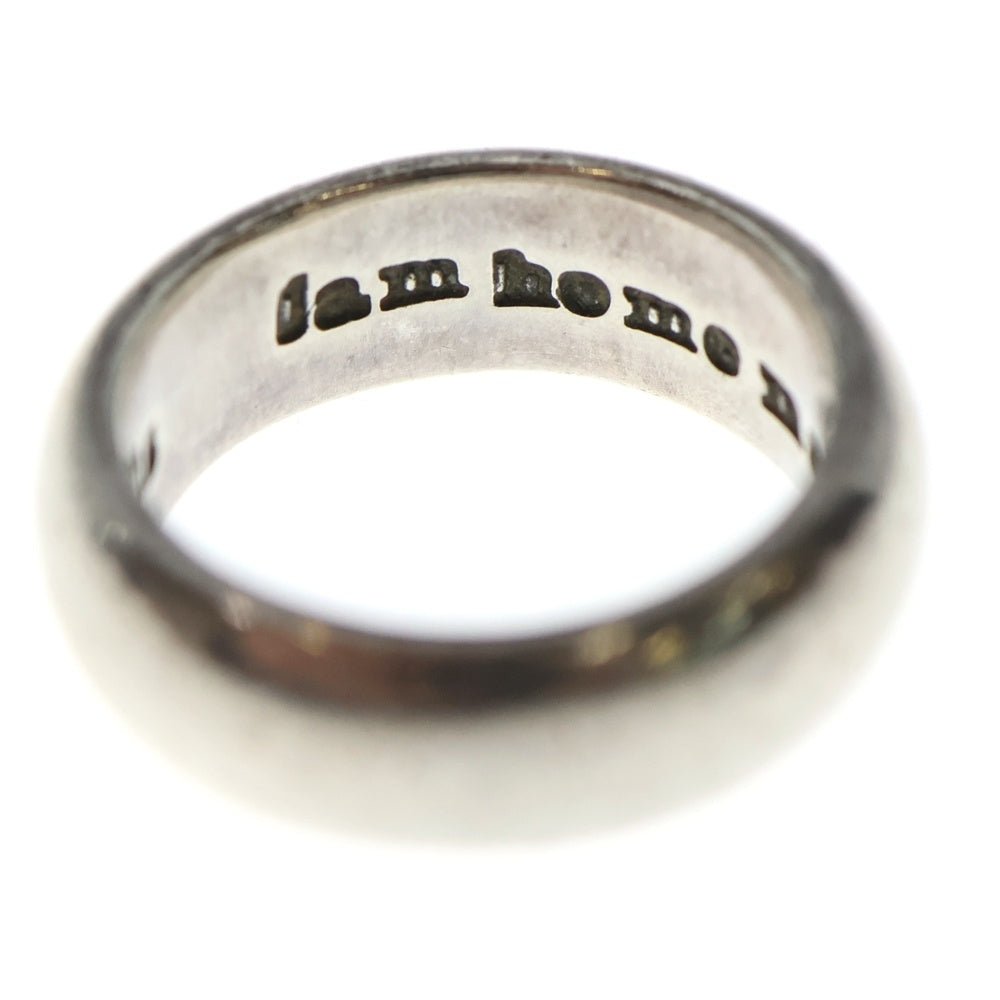 JAM HOME MADE(ジャムホームメイド) ロゴ刻印 プレーン リング シルバー