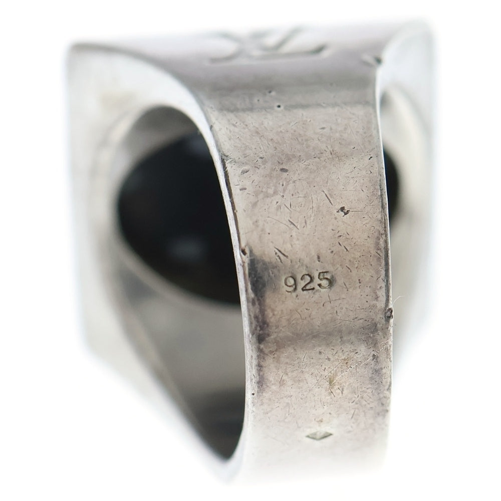 LOUIS VUITTON(ルイヴィトン) シェバリエール スノーフロー ロゴ刻印 リング シルバー M64903