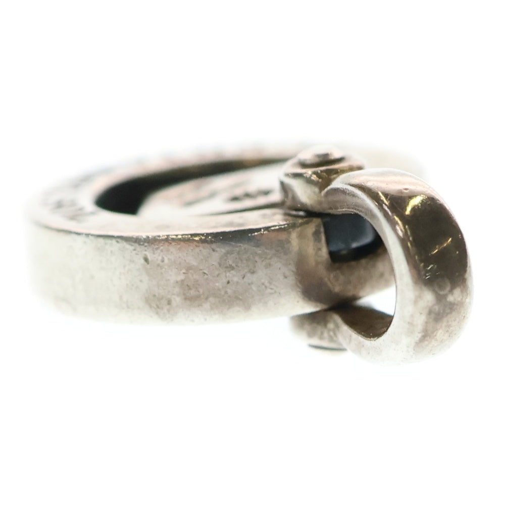 PUERTA DEL SOL(プエルタ デル ソル) ヘマタイト スタッズ ネックレストップ シルバー/ブラック