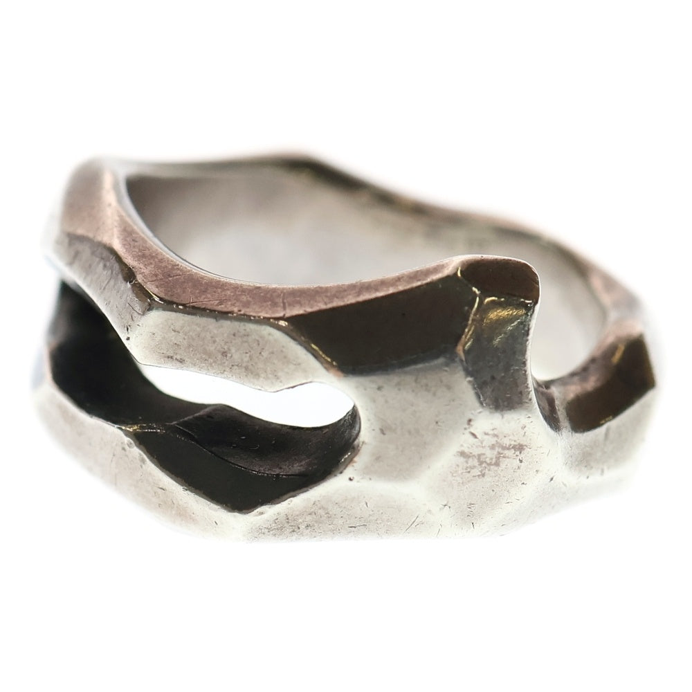 GARNI(ガルニ) ロゴ刻印 クロッケリー リング シルバー