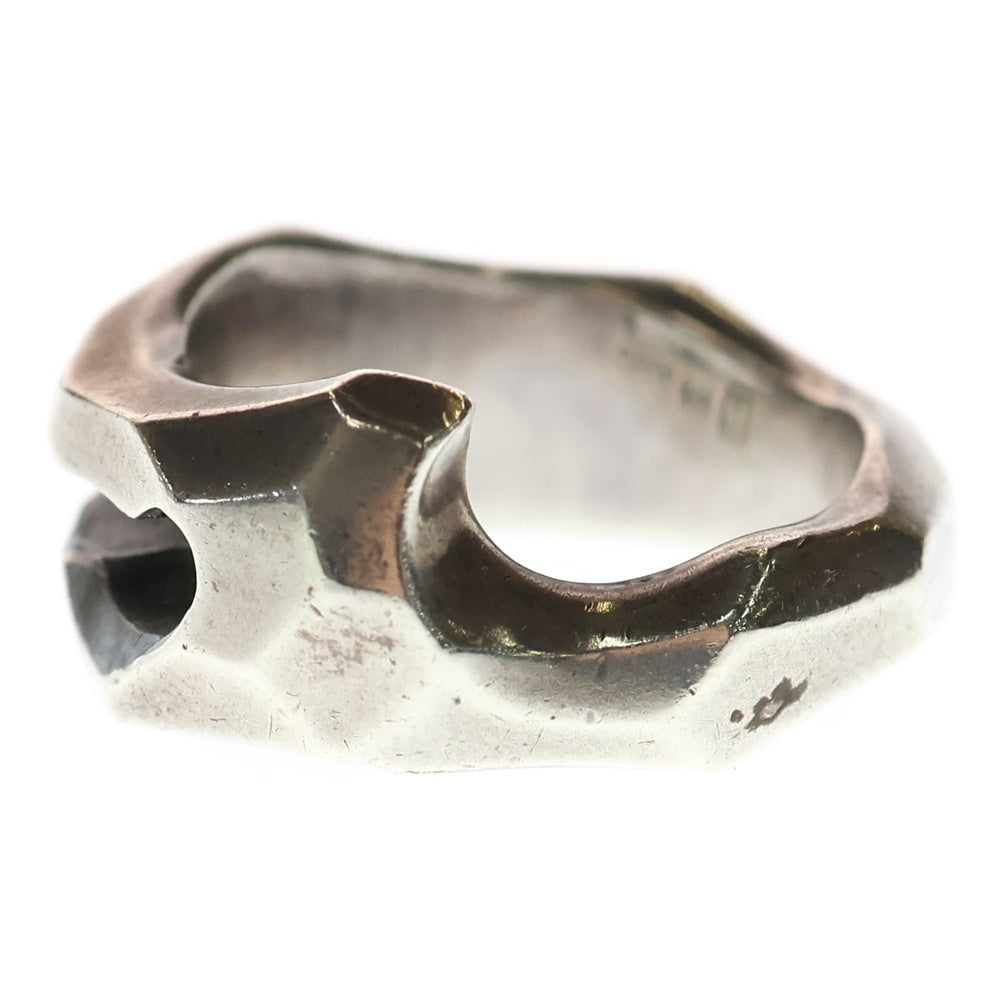 GARNI(ガルニ) ロゴ刻印 クロッケリー リング シルバー