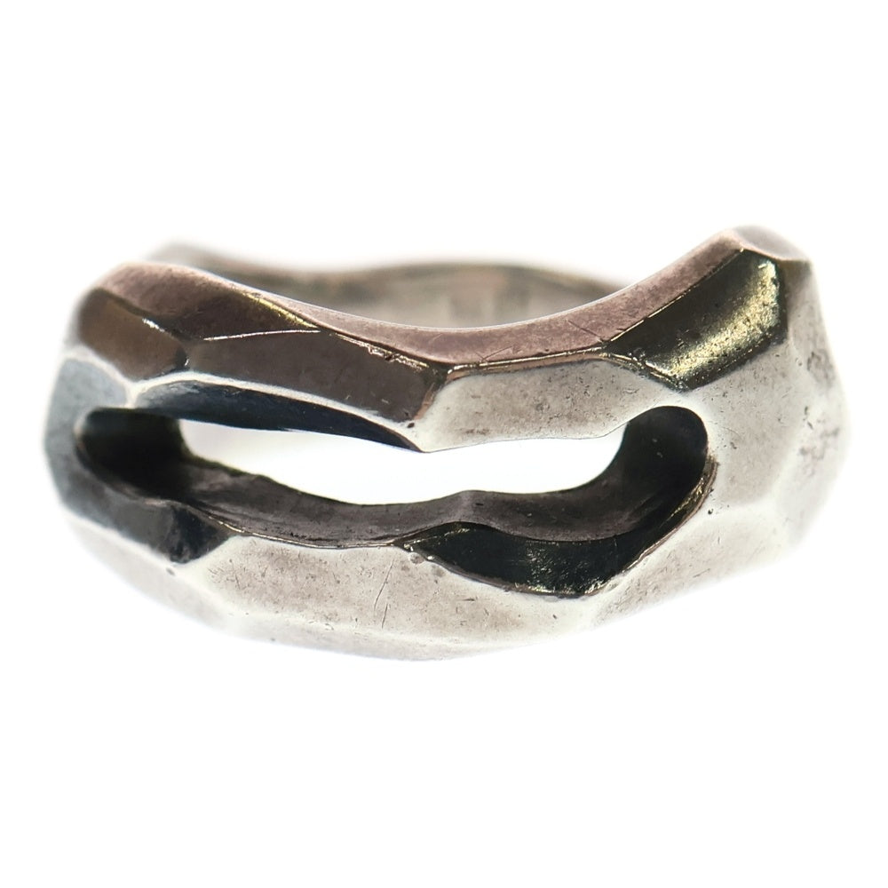 GARNI(ガルニ) ロゴ刻印 クロッケリー リング シルバー