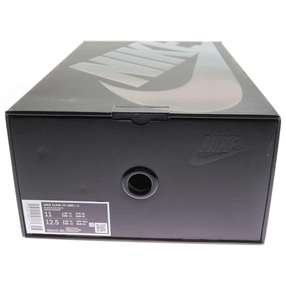 NIKE(ナイキ) ×UNDERCOVER DUNK HIGH CHAOS BLACK アンダーカバー ダンク ハイ カオス ブラック レースアップ ハイカットスニーカー ブラック US11/29.0cm DQ4121-001