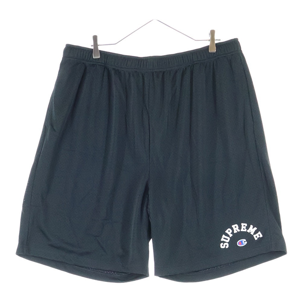 SUPREME(シュプリーム) 24SS ×Champion Mesh Short チャンピオン メッシュ ショーツ ハーフパンツ ブラック
