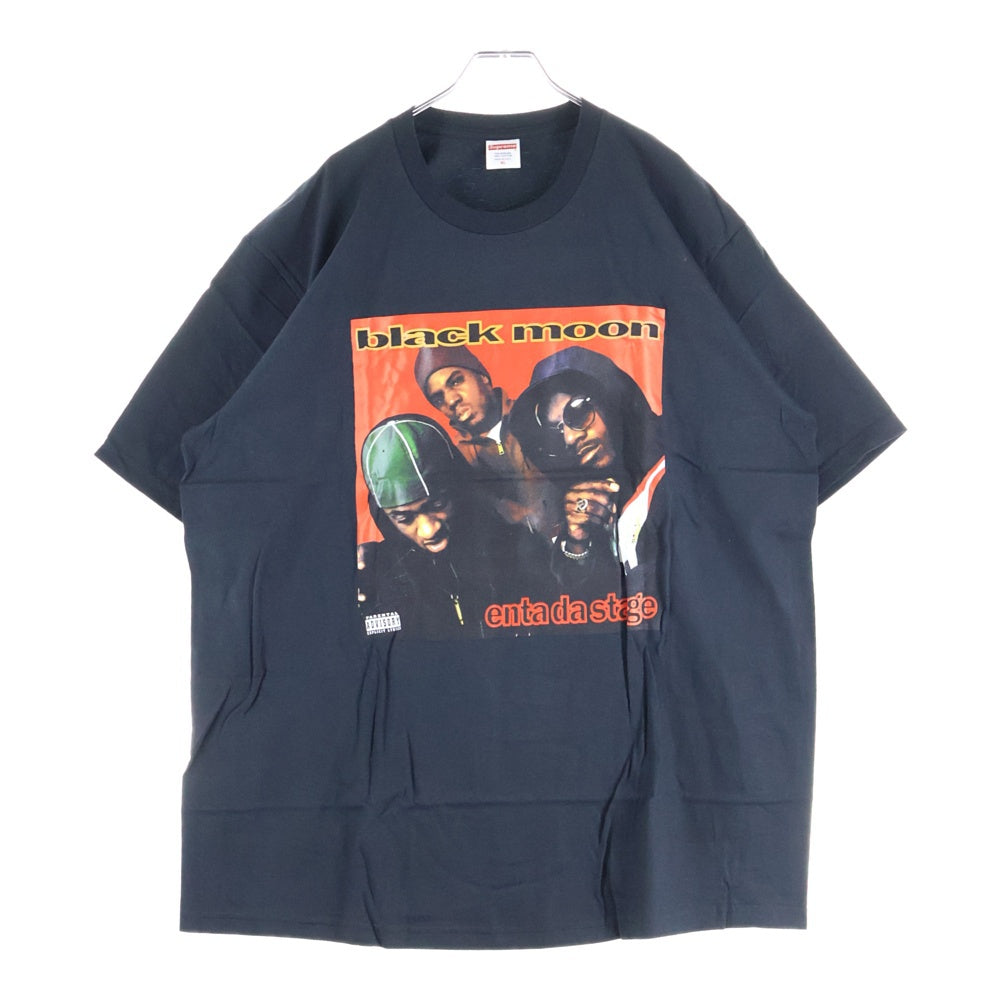 SUPREME(シュプリーム) 22AW Duck Down Music Enta Da Stage Tee ロゴ ダック ダウン ミュージック エンタ ダ ステージ Tシャツ 半袖カットソー ブラック
