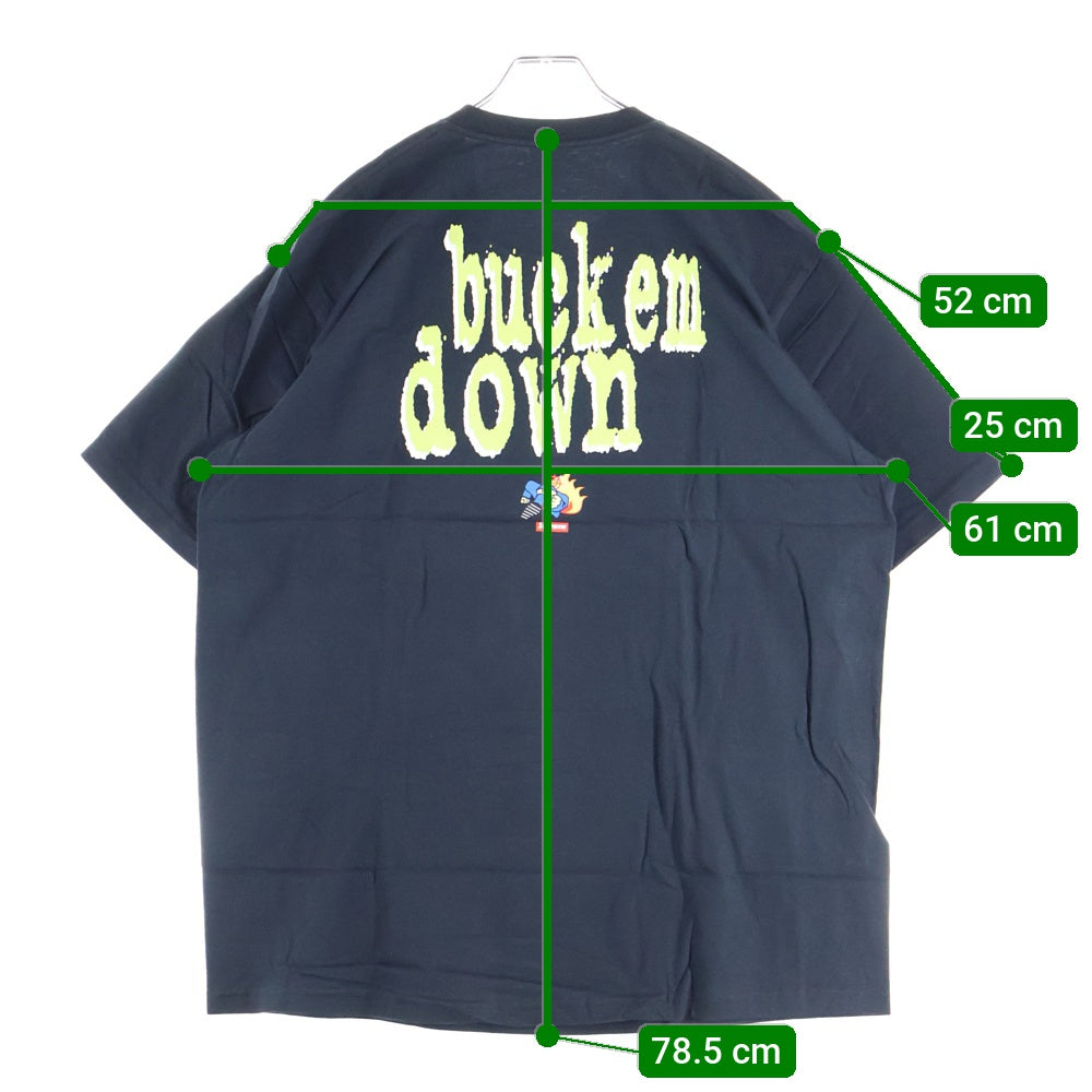 SUPREME(シュプリーム) 22AW Duck Down Music Enta Da Stage Tee ロゴ ダック ダウン ミュージック エンタ ダ ステージ Tシャツ 半袖カットソー ブラック