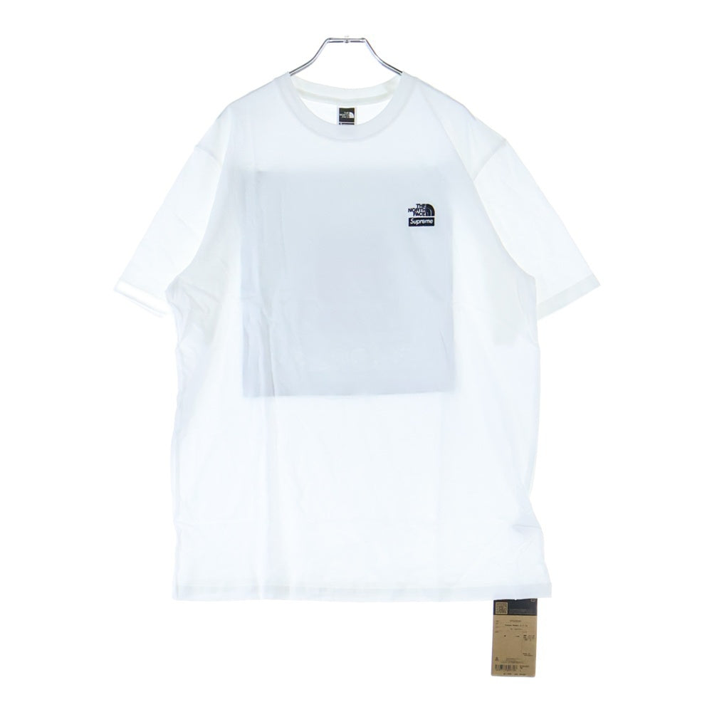 SUPREME(シュプリーム) 22SS ×THE NORTH FACE Bandana S/S Tee ザノースフェイス バンダナ クルーネック半袖Tシャツ カットソー ホワイト/グリーン NT02209I