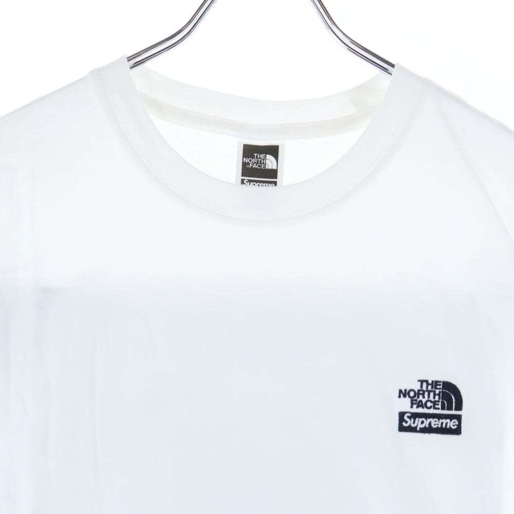 SUPREME(シュプリーム) 22SS ×THE NORTH FACE Bandana S/S Tee ザノースフェイス バンダナ クルーネック半袖Tシャツ カットソー ホワイト/グリーン NT02209I