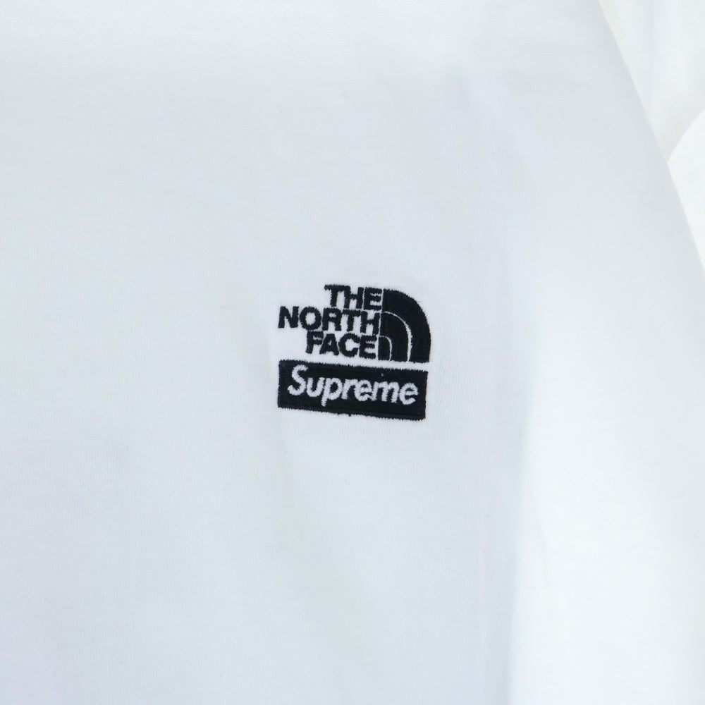 SUPREME(シュプリーム) 22SS ×THE NORTH FACE Bandana S/S Tee ザノースフェイス バンダナ クルーネック半袖Tシャツ カットソー ホワイト/グリーン NT02209I