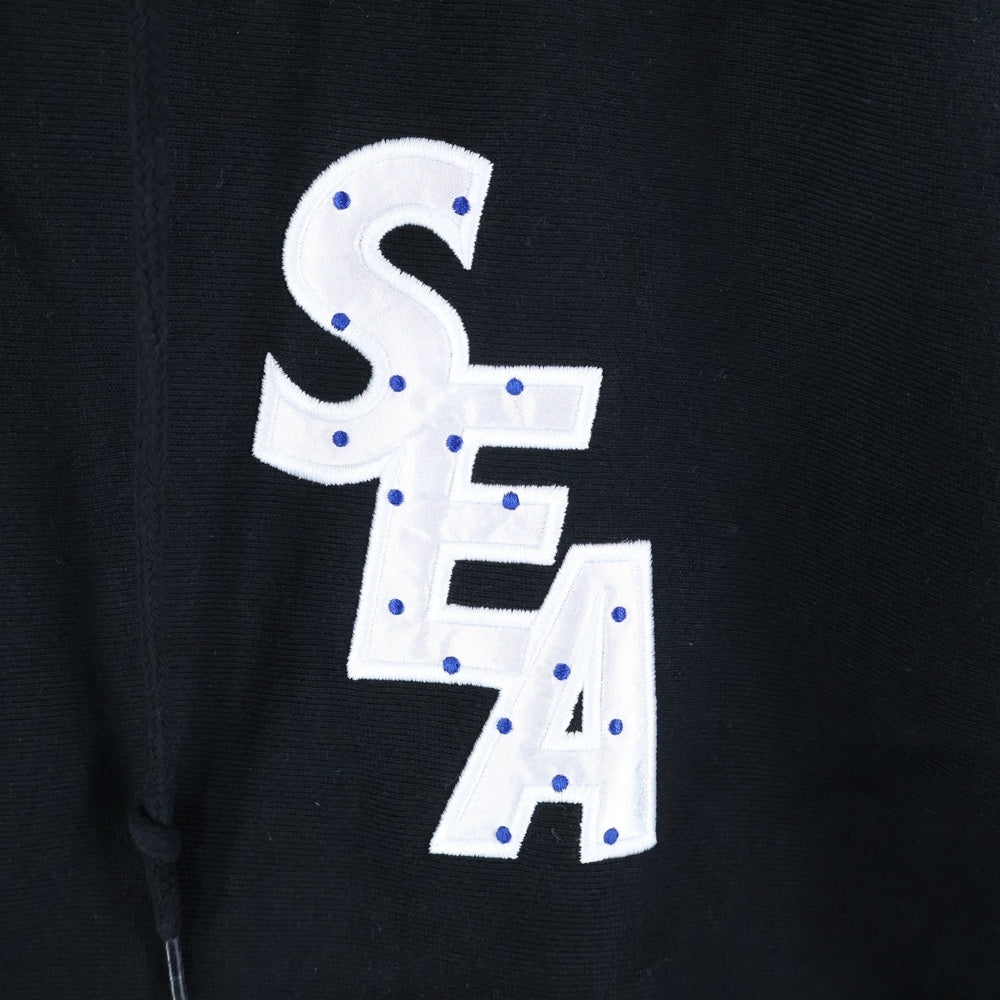 WIND AND SEA(ウィンダンシー) SDT DOT ZIPUP HOODIE ロゴエンブロイダリー ジップアップ スウェット パーカー WDS-CLC-2-13