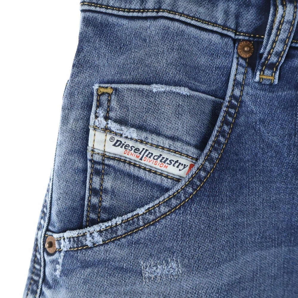 DIESEL(ディーゼル) D-KROOSHORT JOGG JEANS クルー ショート ジョグジーンズ ハーフパンツ インディゴ A02628
