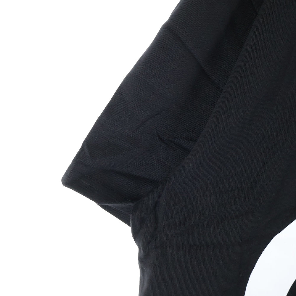 WIND AND SEA(ウィンダンシー) WDS BIGGER S/S TEE ビッグ ロゴ プリント クルーネック 半袖Tシャツ カットソー ブラック WDS-CS-369