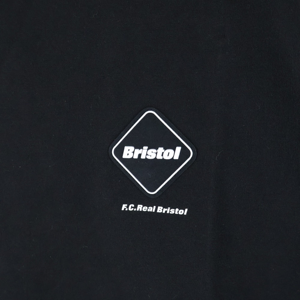 F.C.R.B./F.C.Real Bristol/FCRB(エフシーアールビー/エフシーレアルブリストル) MLB L/S TEAM TEE ヤンキース プリント クルーネック 長袖Tシャツ カットソー ブラック FCRB-212114