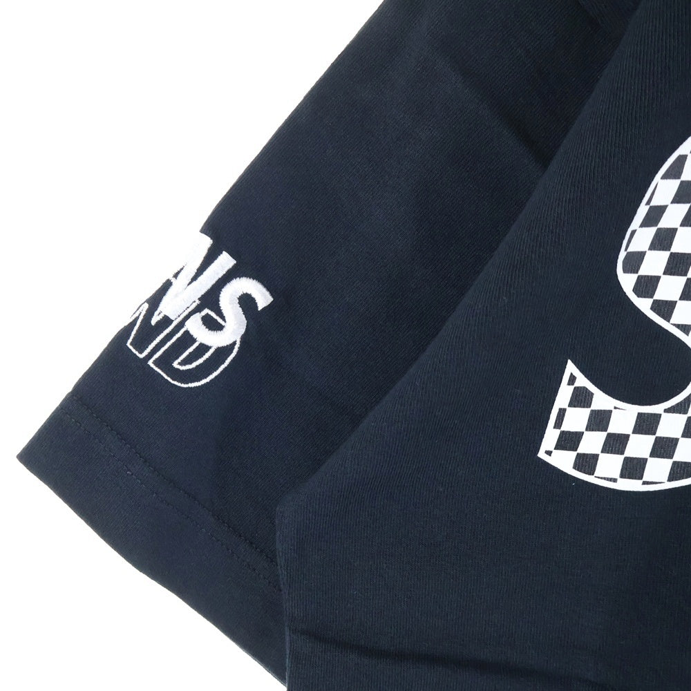 WIND AND SEA(ウィンダンシー) ×VANS CHECKERED FLAG S/S TEE バンズ チェッカー フラッグ クルーネック 半袖Tシャツ カットソー ブラック 122H1011599
