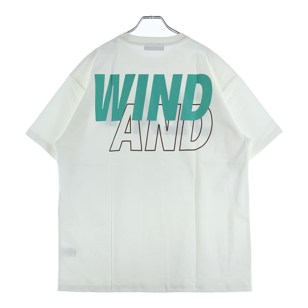 WIND AND SEA(ウィンダンシー) 22SS SEA S/S T-SHIRT ロゴプリント クルーネック 半袖Tシャツ カットソー ホワイト WDS-SEA-22S-02