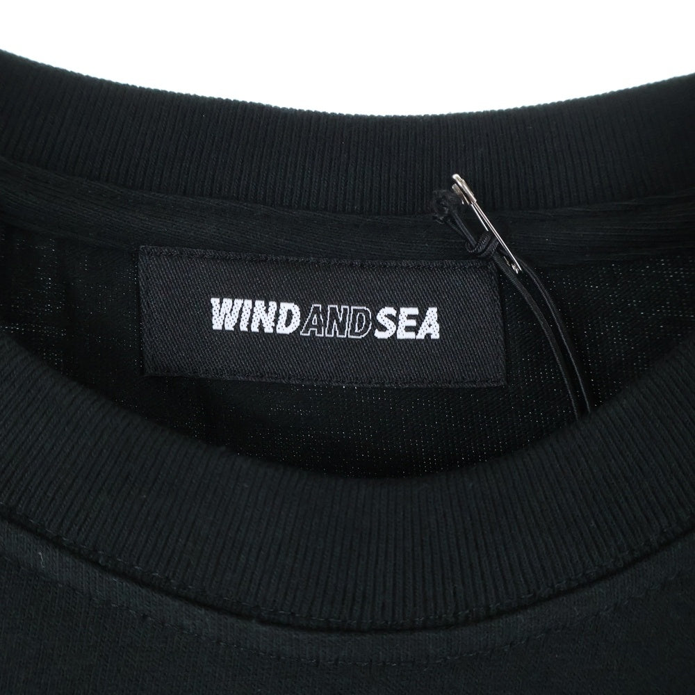 WIND AND SEA(ウィンダンシー) SEA IN THE SEA PHOTO TEE シー イン ザ シー フォトプリント クルーネック 半袖Tシャツ カットソー ブラック WDS-CS-352
