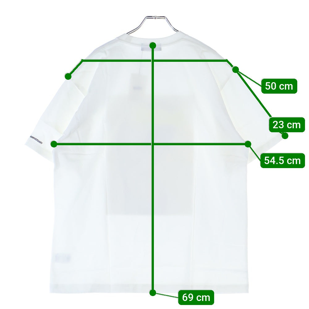 GOD SELECTION XXX(ゴッドセレクショントリプルエックス) 22SS 9周年記念 Miranda Kerr Tee ミランダカー プリント 半袖Tシャツ カットソー ホワイト GX-S22-9ST-01