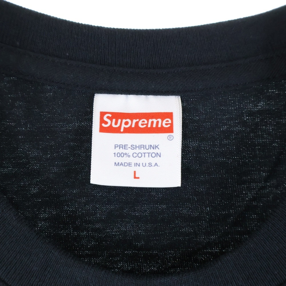 SUPREME(シュプリーム) 22SS ×ANTIHERO Dog Tee アンタイヒーロー ドッグロゴプリント クルーネック 半袖Tシャツ カットソー ブラック