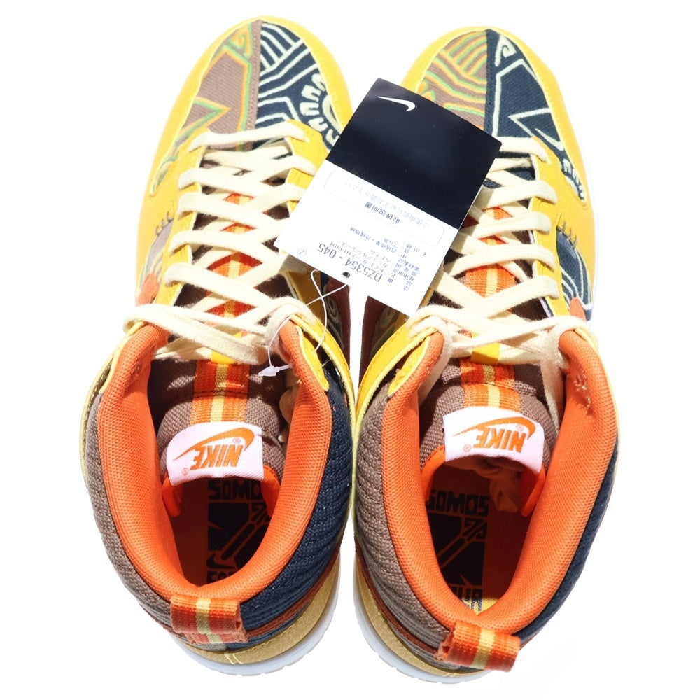 NIKE(ナイキ) DUNK HIGH PREMIUM SOMOS FAMILIA ダンクハイ プレミアム ソモス ファミリア ハイカットスニーカー オレンジ/ブラック US11/29cm DZ5354-045