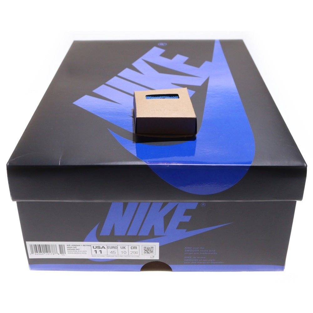 NIKE(ナイキ) AIR JORDAN 1 RETRO HIGH OG ROYAL REIMAGINED エアジョーダン1スエードロイヤル ハイカットスニーカー ブルー/ブラック US11/29cm DZ5485-042
