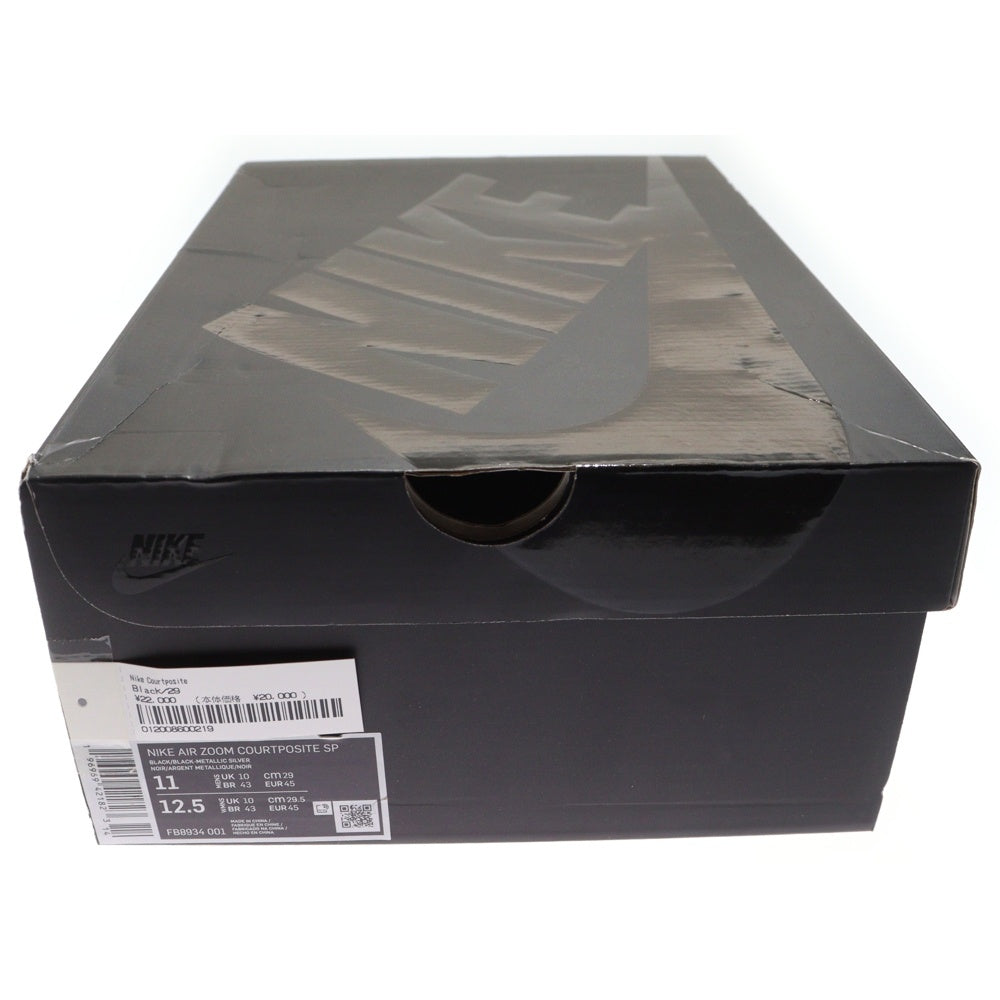 SUPREME(シュプリーム) × NIKE AIR ZOOM COURTPOSITE SP ナイキ エアズーム コートポジット ローカットスニーカー ブラック US11/29cm FB8934-001