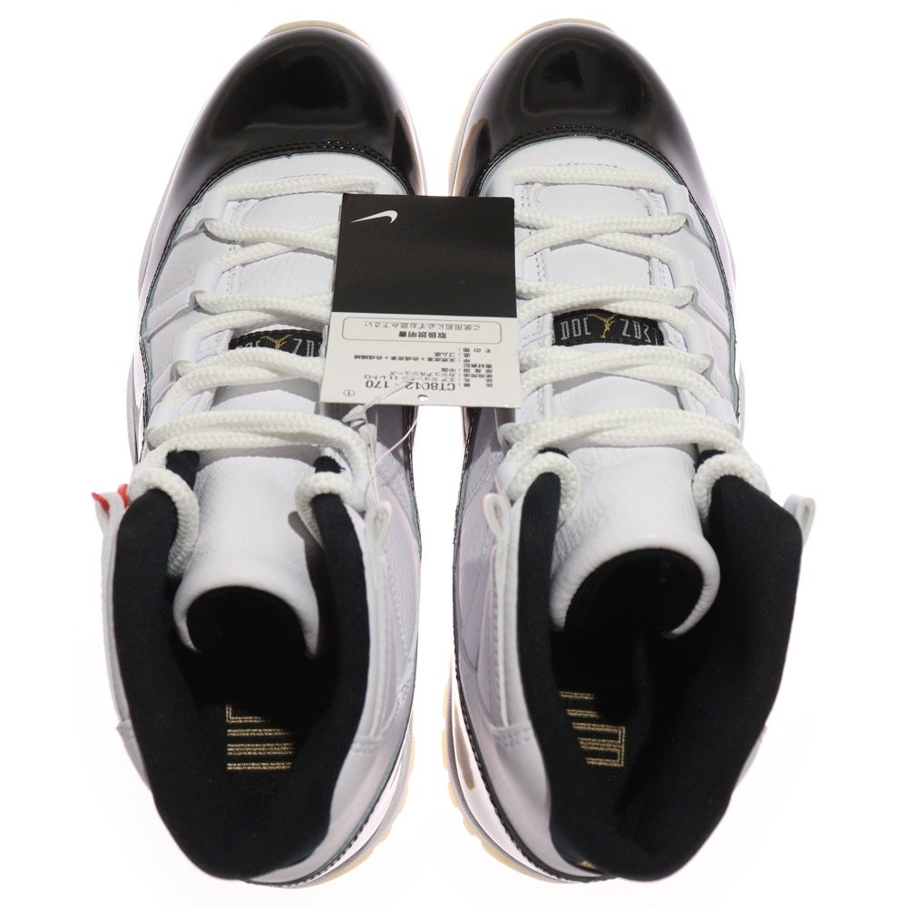 NIKE(ナイキ) AIR JORDAN 11 RETRO Gratitude エアジョーダン11 レトロ グラティテュード ミッドカットスニーカー ホワイト/ブラック US11/29cm CT8012-170