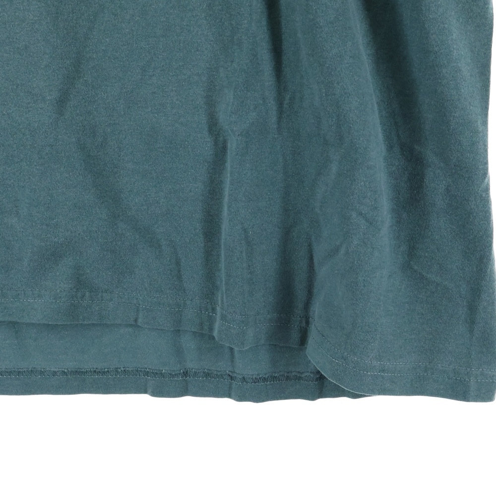 WIND AND SEA(ウィンダンシー) ×PEANUTS Snoopy Tee ピーナッツ ロゴ刺繍 キャラクタープリント クルーネック 半袖Tシャツ カットソー グリーン WDS-PEANUTS-14