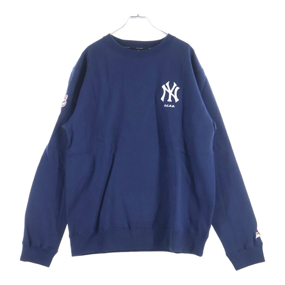 F.C.R.B.(エフシーアールビー) 21AW MLB TOUR TEAM CREWNECK SWEAT MLBツアー チーム刺繍 クルーネック スウェット トレーナー FCRB-212024