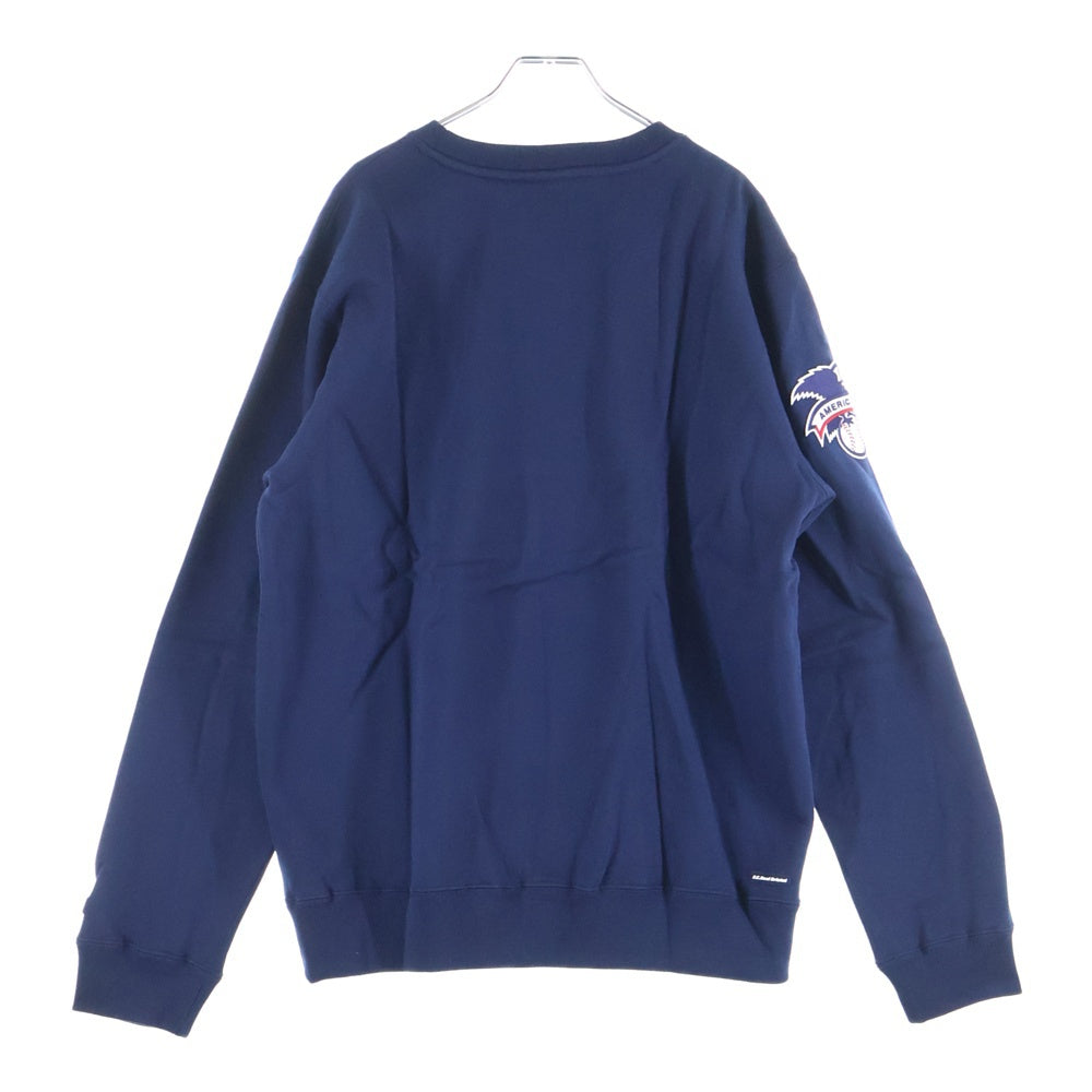 F.C.R.B.(エフシーアールビー) 21AW MLB TOUR TEAM CREWNECK SWEAT MLBツアー チーム刺繍 クルーネック スウェット トレーナー FCRB-212024