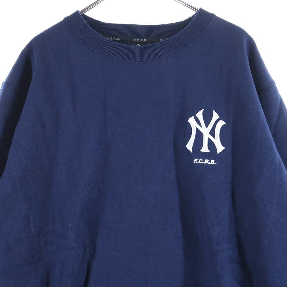 F.C.R.B.(エフシーアールビー) 21AW MLB TOUR TEAM CREWNECK SWEAT MLBツアー チーム刺繍 クルーネック スウェット トレーナー FCRB-212024