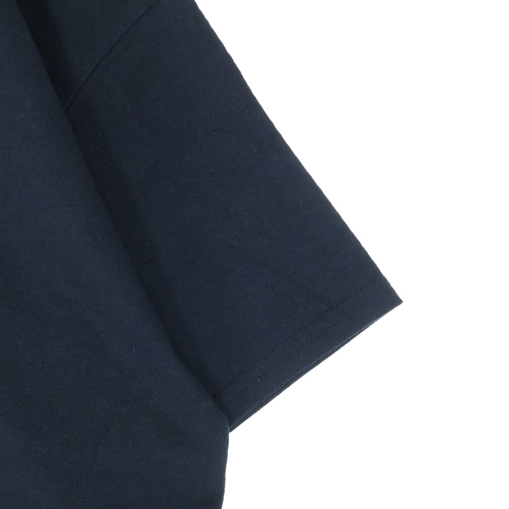 WIND AND SEA(ウィンダンシー) ×AMERI S/S T-SHIRT アメリ ロゴ刺繍 クルーネック 半袖Tシャツ カットソー ネイビー WDS-AMR-04