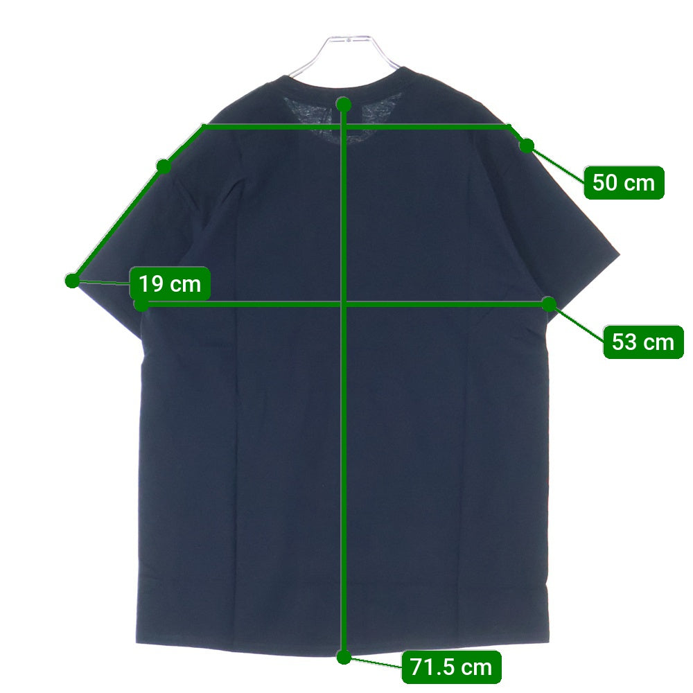 WIND AND SEA(ウィンダンシー) ×AMERI S/S T-SHIRT アメリ ロゴ刺繍 クルーネック 半袖Tシャツ カットソー ネイビー WDS-AMR-04