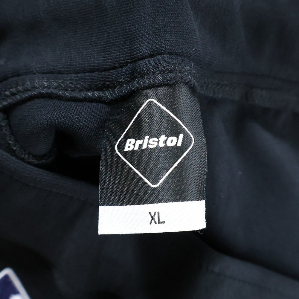 F.C.R.B./F.C.Real Bristol/FCRB(エフシーアールビー/エフシーレアルブリストル) 21AW MLB TOUR FLAT HEM TRAINING PANTS MLBツアー チーム刺繍 トレーニングパンツ ブラック FCRB-212010