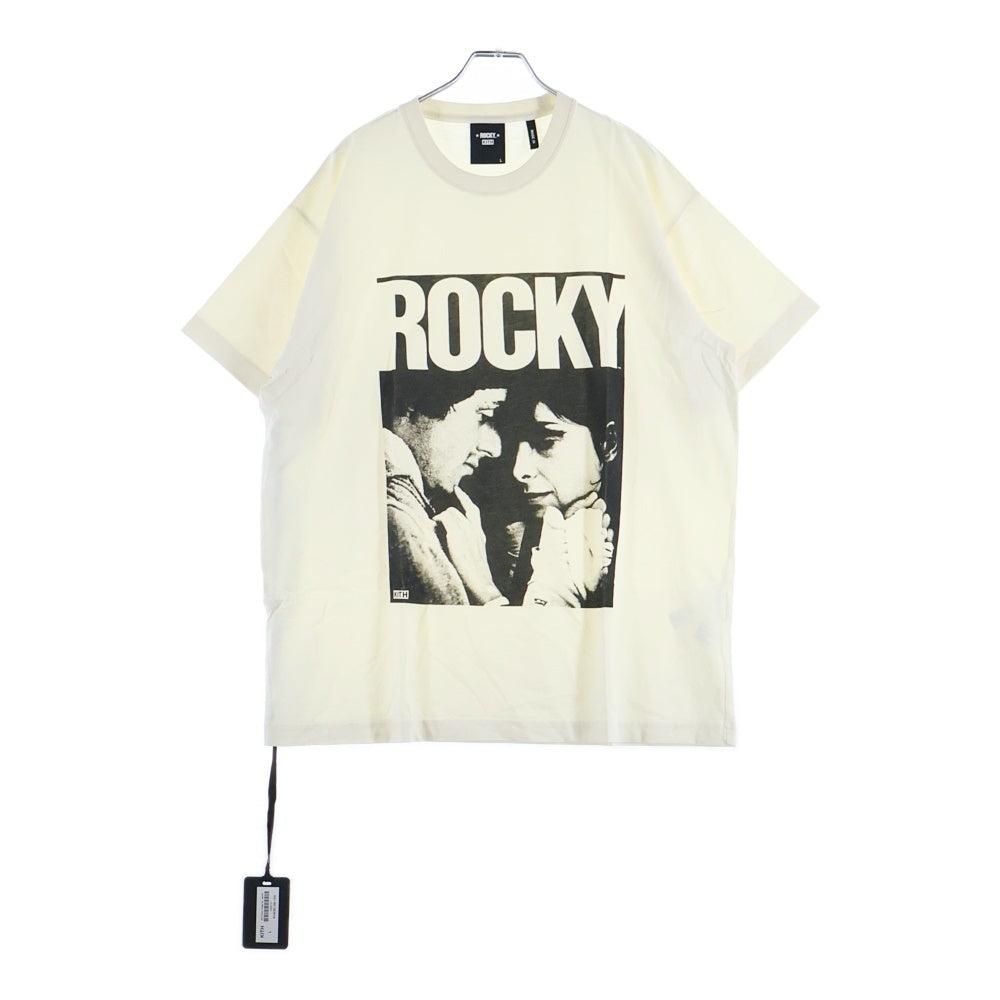 KITH(キス) ×ROCKY I TEE SANDRIFT ロッキー ヴィンテージ サンドリフト プリント クルーネック 半袖Tシャツ カットソー アイボリー KH030159-104