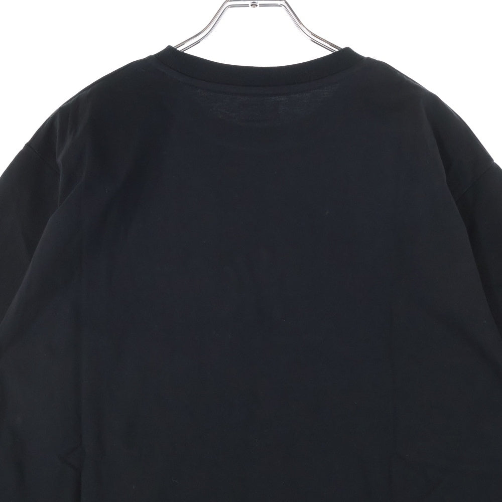 F.C.R.B./F.C.Real Bristol/FCRB(エフシーアールビー/エフシーレアルブリストル) 21AW MLB TOUR BW TEAM TEE MLBツアー チーム刺繍 クルーネック 半袖Tシャツ カットソー ブラック FCRB-212115