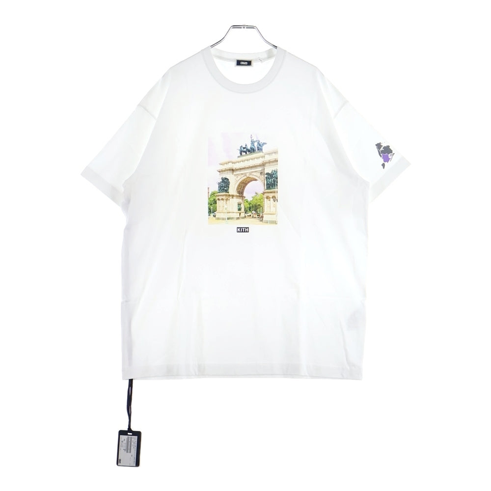 KITH(キス) 5 BOROUGH QUEENS TEE 5バラ クイーンズ プリント クルーネック 半袖Tシャツ カットソー ホワイト KH3961