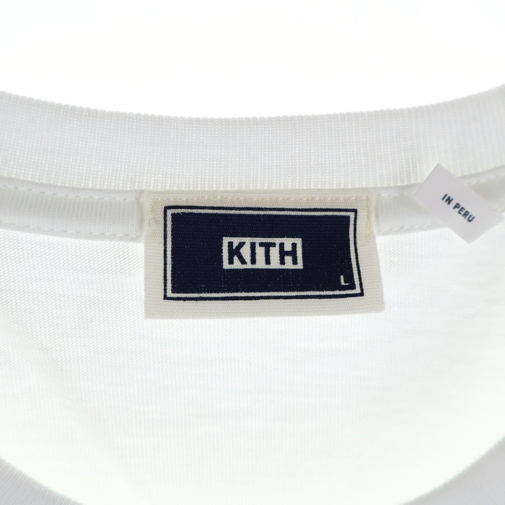 KITH(キス) 5 BOROUGH QUEENS TEE 5バラ クイーンズ プリント クルーネック 半袖Tシャツ カットソー ホワイト KH3961