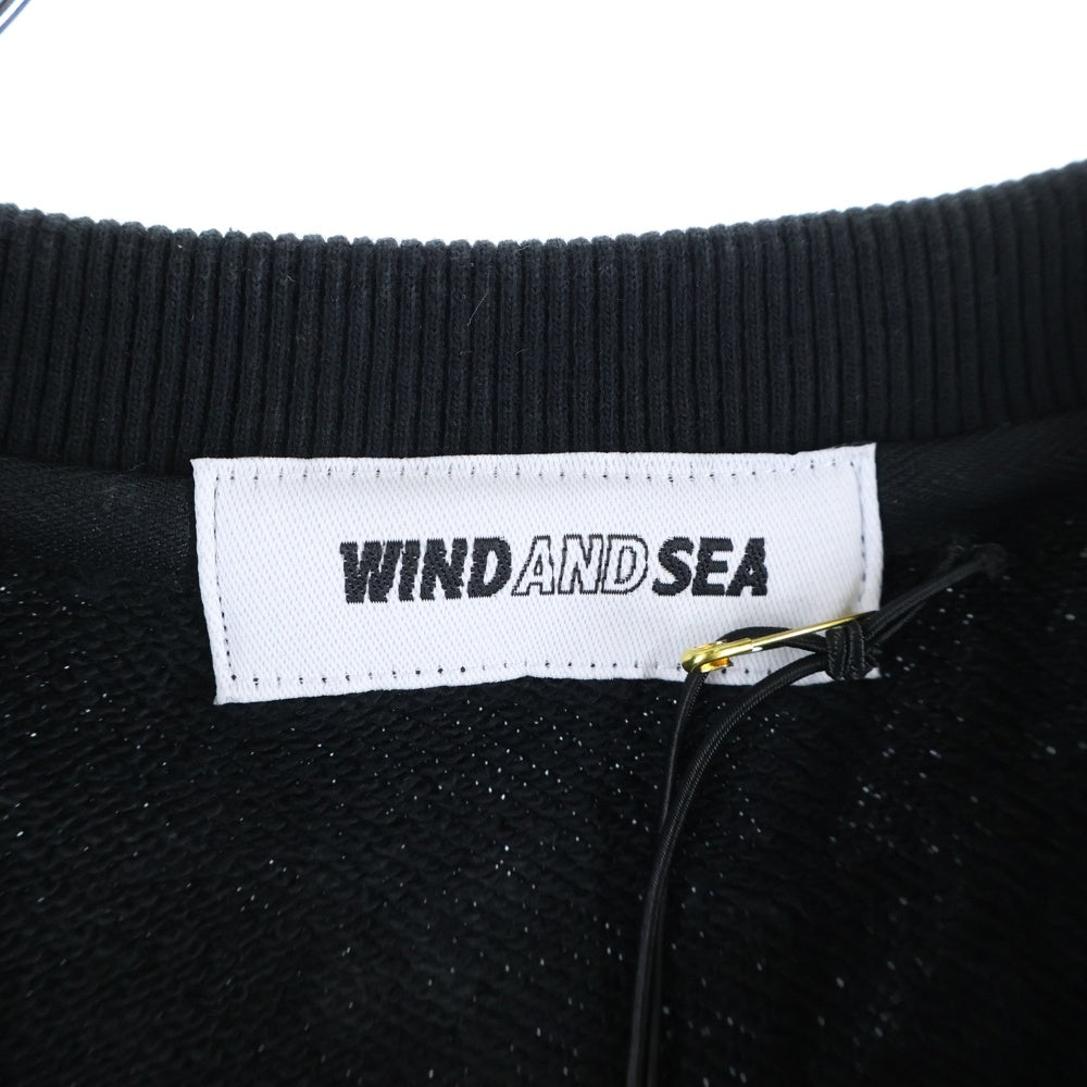 WIND AND SEA(ウィンダンシー) NAKAMEGURO 1ST ANNIV SWEAT SHIRT 中目黒 1周年 長袖ロングスリーブ クルーネック スウェット ブラック