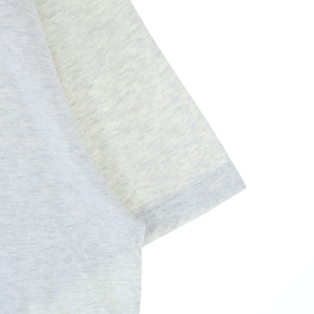 EXAMPLE(エグザンプル) GOD BLESS YOU グッド ブレイス ユー プリント クルーネック 半袖Tシャツ カットソー グレー