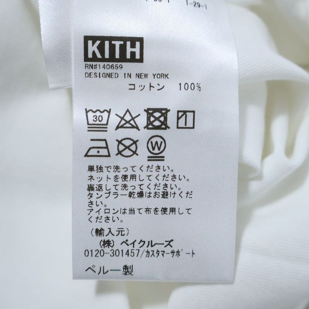 KITH(キス) TOKYO LANDMARK TEE トウキョウ ランドマーク ロゴ プリント クルーネック 半袖Tシャツ カットソー ホワイト KH3774